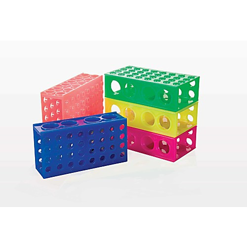 4-way flipper rack, interlocked, fluorescent assorted (c08-0685-281)