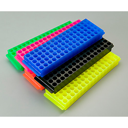 80-place storage rack, fluorescent assorted (c08-0685-678)