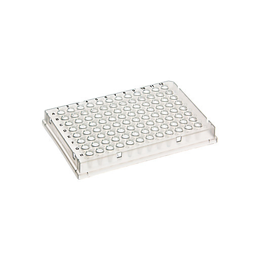 384-well pcr plate, abi-style design (a24 notch), clear (c08-0686-198)