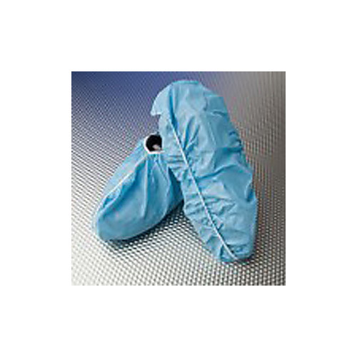 shoecover, xtraclean, blue polyethylene laminated polypropyl