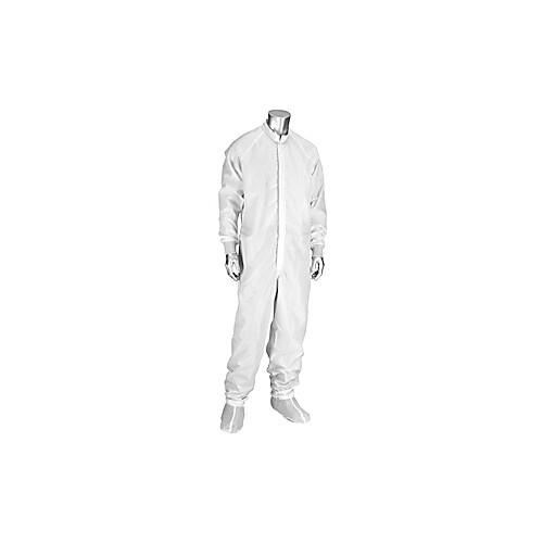 coverall, xtraclean, altessa cr/esd polyester fabric, zip fr (c08-0686-819)