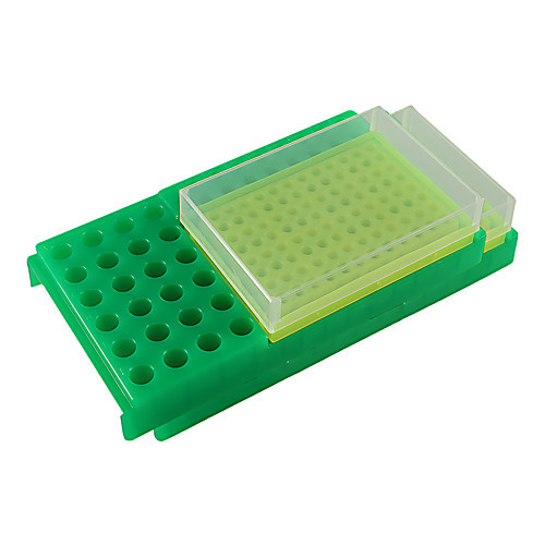 pcr work-up rack and workstation assembly with lid, fluoresc (c08-0687-775)