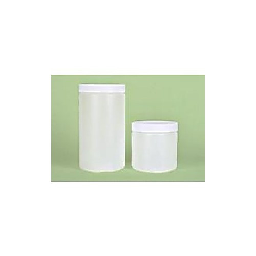 32oz natural hdpe straight sided jar, assembled with 89-400 f-217 lined cap