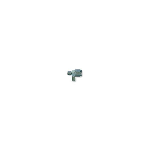 union, tee, stainless steel, 1/4" x 1/16" x 1/16"