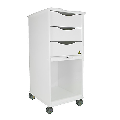 mri core sp lab cart with clear petg door
