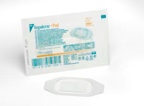 3m tegaderm  pad film dressing with non adherent pad 10113823