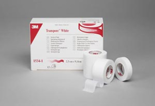 3m transpore white dressing tape 10138290