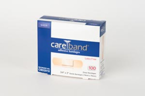 aso careband sheer adhesive strip bandages 10143378