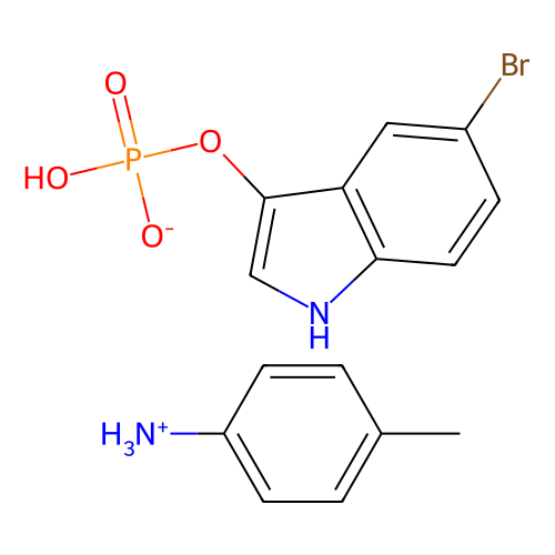 5-bromo-3-indoxyl phosphate, p-toluidine salt (c09-0782-003)