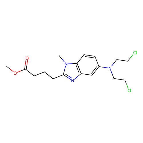 5-[bis(2-chloroethyl)amino]-1-methyl-1h-benzimidazole-2-butanoic acid methyl ester