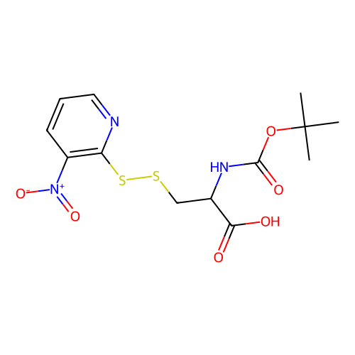 boc-s-3-nitro-2-pyridinesulfenyl-d-cysteine (c09-0782-828)