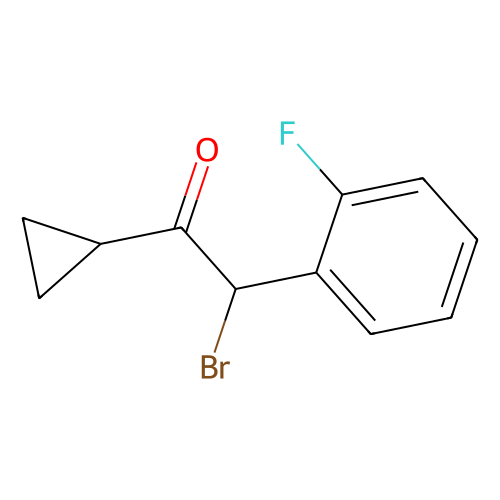 2-bromo-2-(2-fluorophenyl)-1-cyclopropylethanone (c09-0785-022)