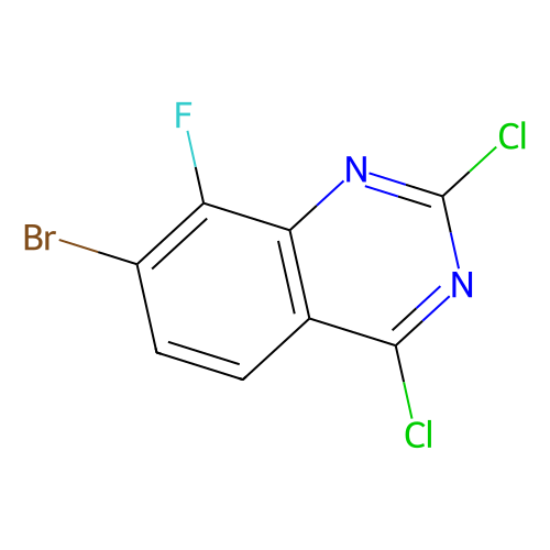 7-bromo-2,4-dichloro-8-fluoro-quinazoline (c09-0790-779)