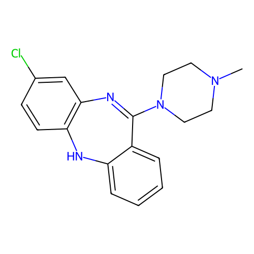 clozapine (c09-0799-338)