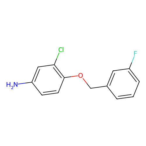 3-chloro-4-(3-fluorobenzyloxy)aniline (c09-0803-273)