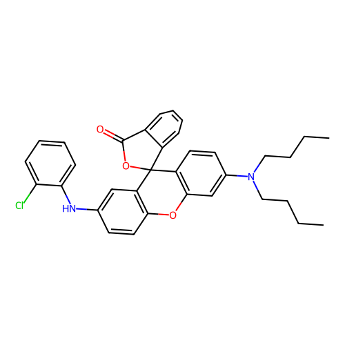 2'-(2-chloroanilino)-6'-(dibutylamino)fluoran (c09-0803-824)