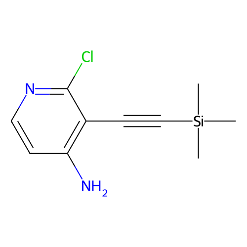 2-chloro-3-((trimethylsilyl)ethynyl)pyridin-4-amine