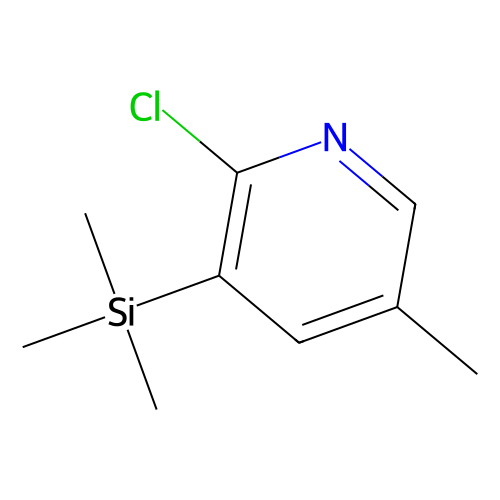 2-chloro-5-methyl-3-(trimethylsilyl)pyridine