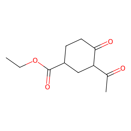 cyclohexanecarboxyli​c acid, 3-​acetyl-​4-​oxo-​, ethyl ester