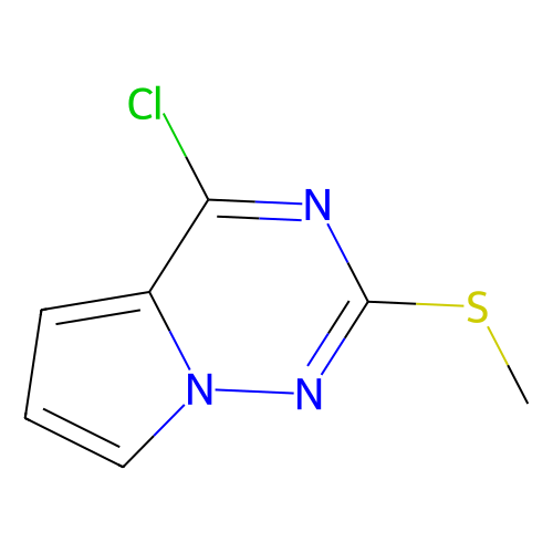 4-chloro-2-(methylsulfanyl)pyrrolo[2,1-f][1,2,4]triazine