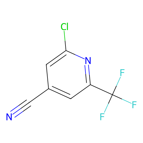 2-chloro-6-(trifluoromethyl)pyridine-4-carbonitrile (c09-0806-952)