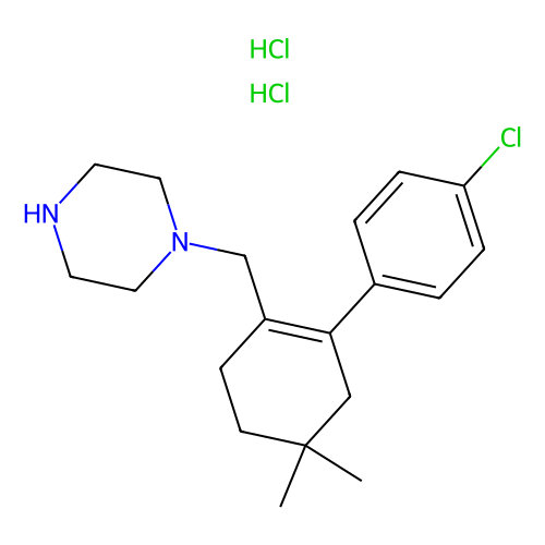 1-{[2-(4-chlorophenyl)-4,4-dimethylcyclohex-1-en-1-yl]methyl}piperazine dihydrochloride (c09-0807-261)