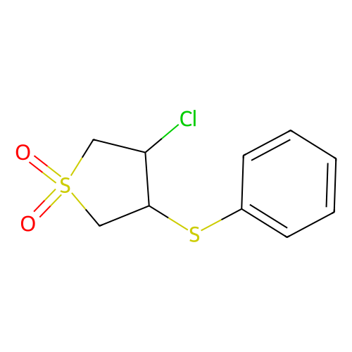 3-chloro-4-(phenylthio)tetrahydro-1h-1lambda6-thiophene-1,1-dione (c09-0809-029)