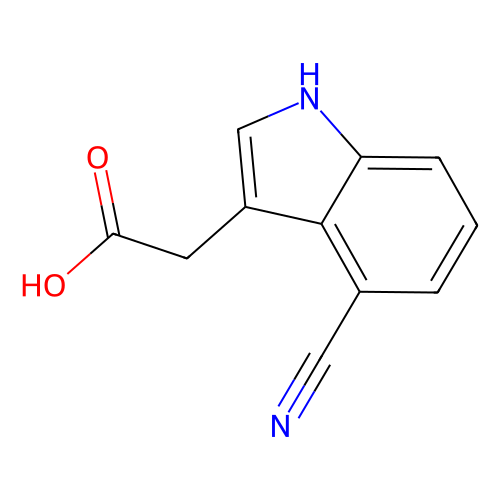 2-(4-cyano-1h-indol-3-yl)acetic acid