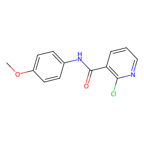 2-chloro-n-(4-methoxyphenyl)nicotinamide (c09-0813-396)