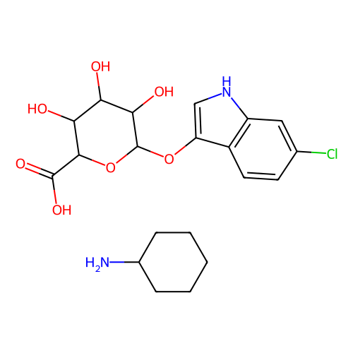 6-chloro-3-indolyl-β-d-glucuronide cyclohexylammonium salt (c09-0817-558)