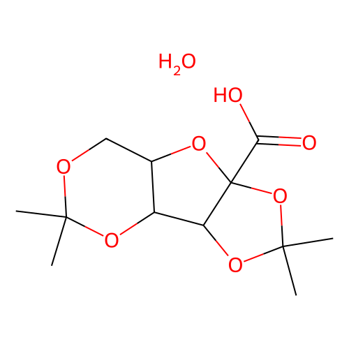 (-)-2,3:4,6-di-o-isopropylidene-2-keto-l-gulonic acid monohydrate (c09-0839-098)