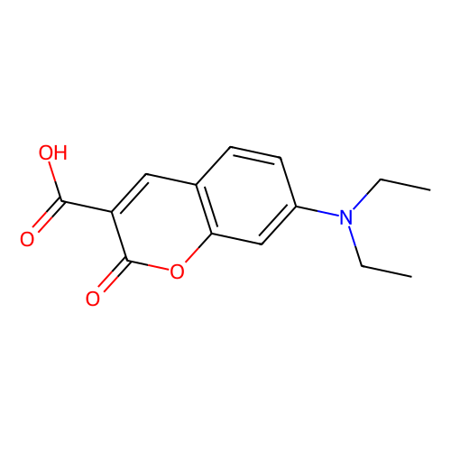 7-(diethylamino)coumarin-3-carboxylic acid (c09-0840-077)