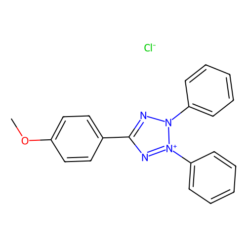 2,3-diphenyl-5-(4-methoxyphenyl)tetrazolium chloride (c09-0841-313)