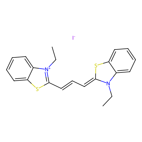 3,3'-diethylthiacarbocyanine iodide (c09-0841-590)