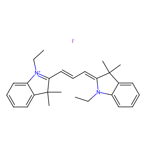 1,1'-diethyl-3,3,3',3'-tetramethylindocarbocyanine iodide (c09-0841-607)