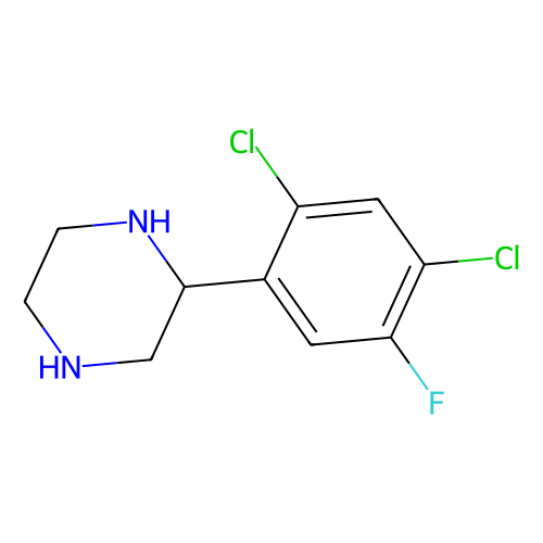 2-(2,4-dichloro-5-fluorophenyl)piperazine