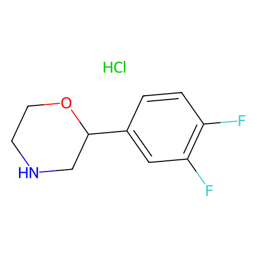 2-(3,4-difluorophenyl)morpholine hydrochloride (c09-0850-607)