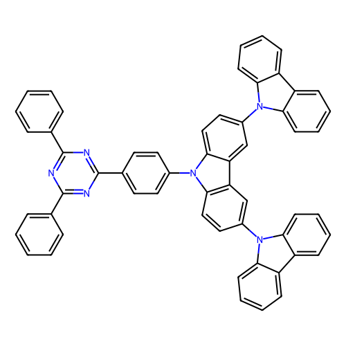 9'-[4-(4, 6-diphenyl-1, 3, 5-triazin-2-yl) phenyl]-9, 3':6', 9''-ter-9h-carbazole (c09-0853-705)