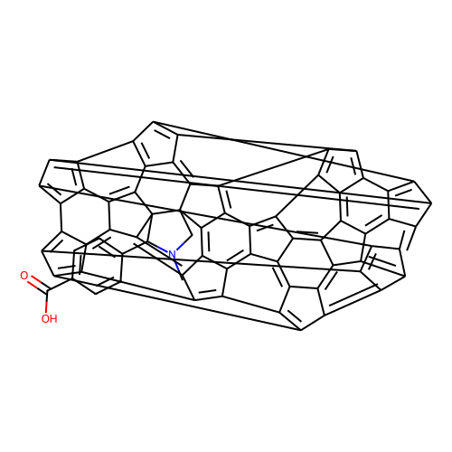 4-(1',5'-dihydro-1'-methyl-2'h-[5,6]fullereno-c60-ih-[1,9-c ]pyrrol-2'-yl) benzoic acid