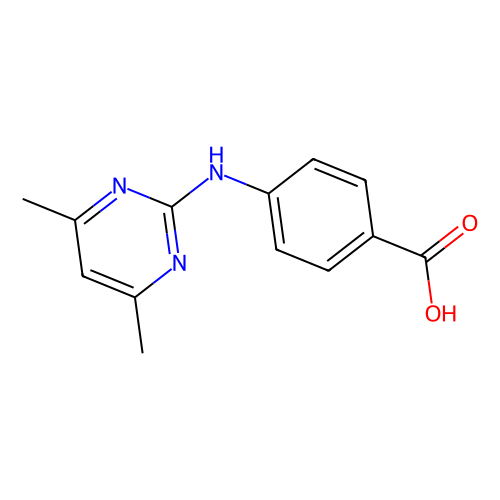 4-[(4,6-dimethylpyrimidin-2-yl)amino]benzoic acid (c09-0854-456)