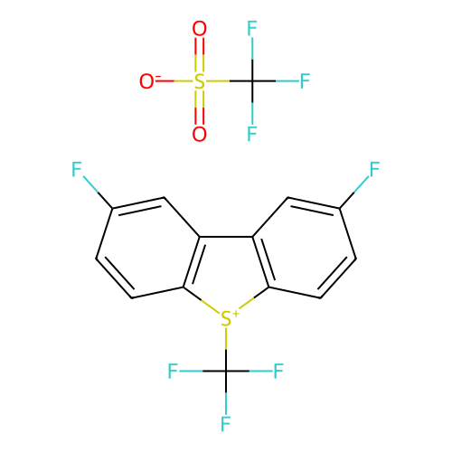 2,8-difluoro-5-(trifluoromethyl)-5h-dibenzo[b,d]thiophen-5-ium trifluoromethanesulfonate (c09-0854-742)