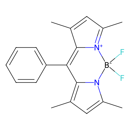 1,3,5,7-tetramethyl-8-phenyl-4,4-difluoroboradiazaindacene (c09-0855-666)