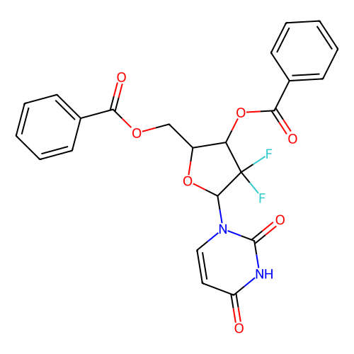 2′,2′-difluoro-2′-deoxyuridine 3′,5′-dibenzoate (c09-0858-145)