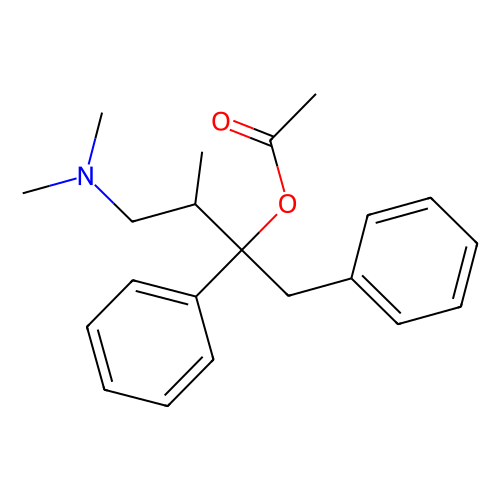 α-[2-(dimethylamino)-1-methylethyl]-α-phenyl-benzeneethanol 1-acetate