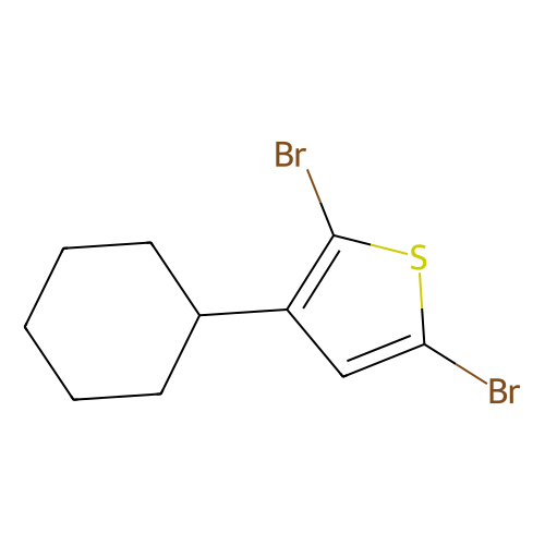 2,5-dibromo-3-cyclohexylthiophene (c09-0861-468)