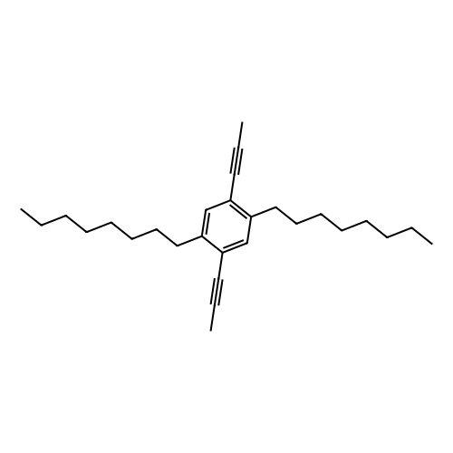 2,5-dioctyl-1,4-di-1-propynylbenzene