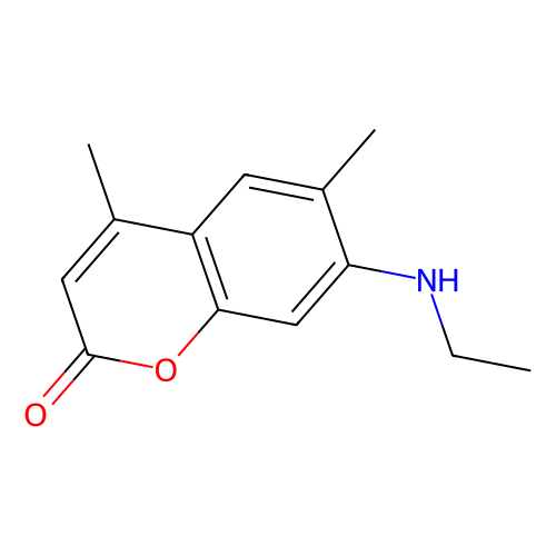7-(ethylamino)-4,6-dimethylcoumarin (c09-0872-008)