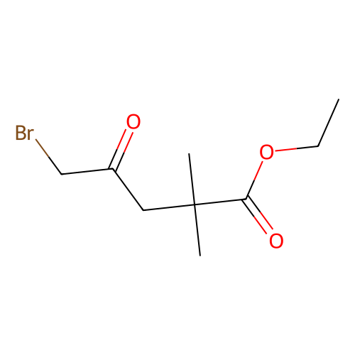 ethyl 5-bromo-2,2-dimethyl-4-oxopentanoate ethyl 5-chloro-2,2-dimethyl-4-oxopentanoate (bromo/chloro mixture)