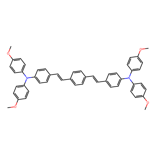 (e,e)-1,4-bis[4-[bis(4-methoxyphenyl)amino]styryl]benzene (c09-0880-492)