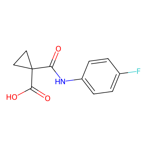 1-[(4-fluorophenyl)carbamoyl]cyclopropanecarboxylic acid (c09-0887-857)